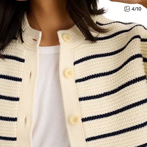 Alex Mill Nico Cardigan in Stripe XL - Picture 3 of 8